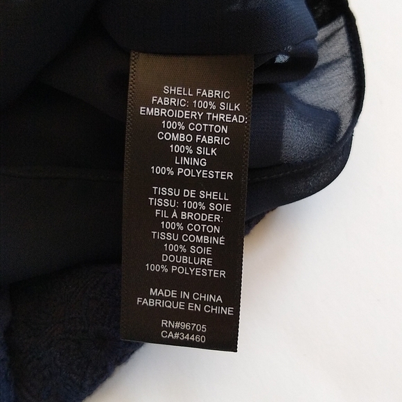 NWT Rebecca Taylor Selena off shoulder silk organza blouse 0 - Picture 12 of 13